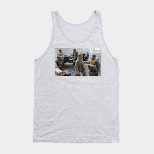 U.S. WW2 82nd Airborne on the Runway Tank Top